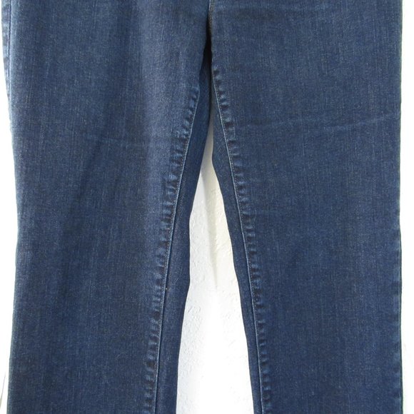 Womens Mid Rise Straight Leg Jeans Sz 10 Petite - Picture 3 of 13